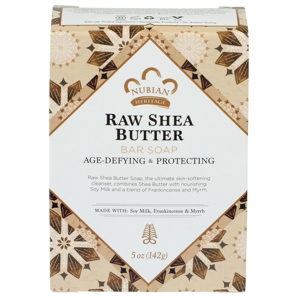 Bar Soap Raw Shea Butter By Nubian Heritage Raw Shea and Myrrh 5oz